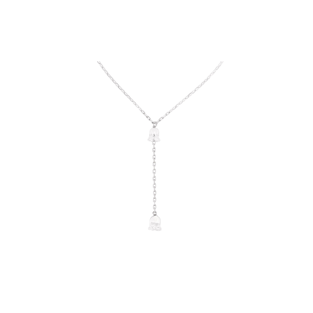 Lalique - Muguet Long Drop Necklace - FJ Zelley