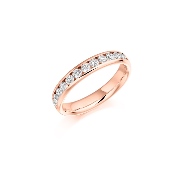 Brilliant cut diamond, channel set eternity ring 0.66ct - Image 3