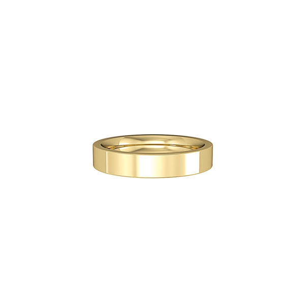 Premium Flat Court Shaped Plain Wedding Band 4