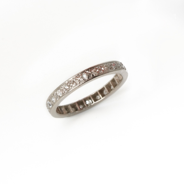 Pre Owned Platinum Full Eternity Ring - Image 2