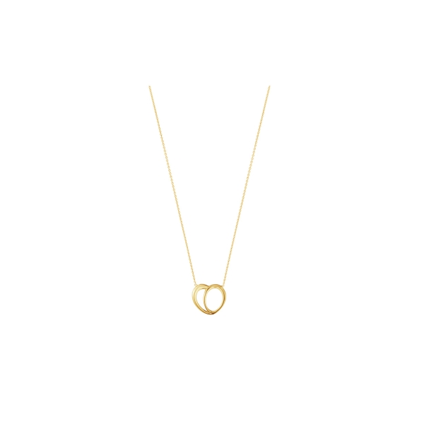 Georg Jensen Offspring Heart Pendant 18ct Yellow Gold