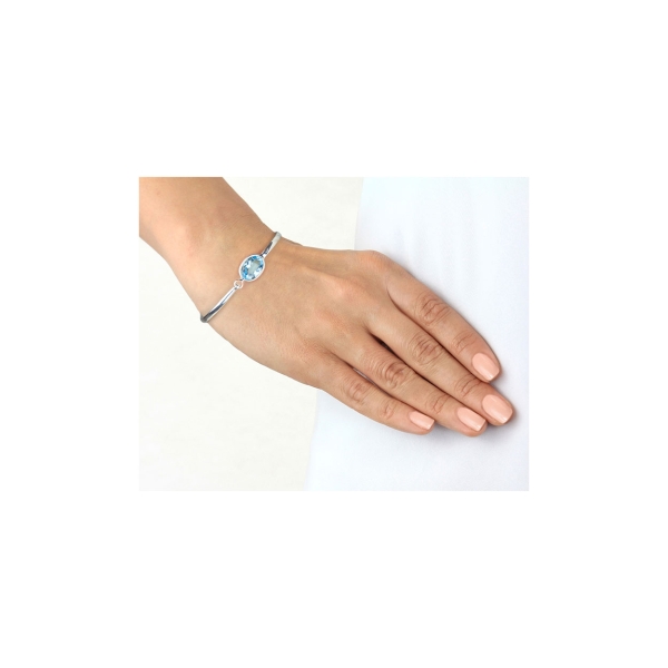 Georg Jensen Savannah Blue Topaz Bangle - Image 3