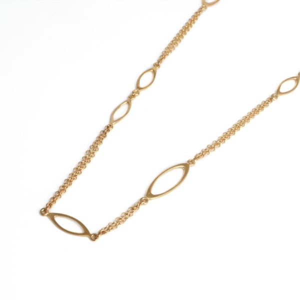 9ct Yellow Gold "Echo" Station Chain - Image 2