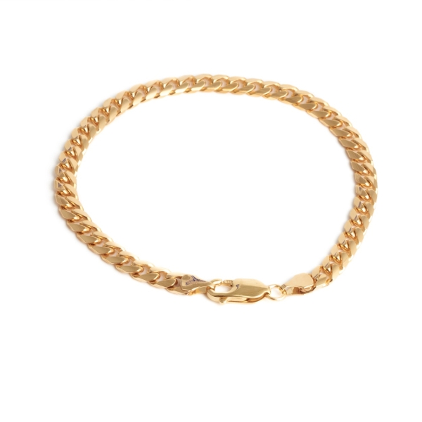 9ct Yellow Gold Curb Bracelet