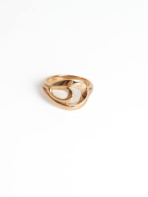 9ct Yellow Gold Diamond Set Dress Ring