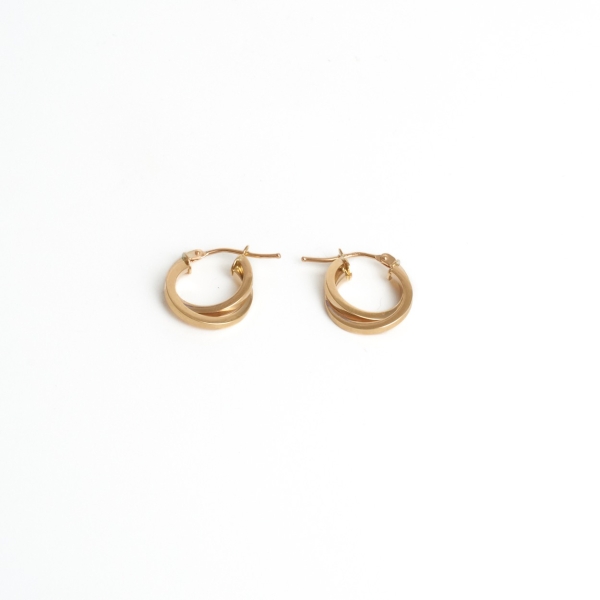 9ct Yellow Gold Hoop Earring