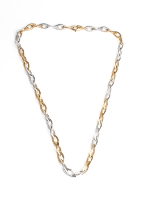 9ct Yellow & White Gold Necklace