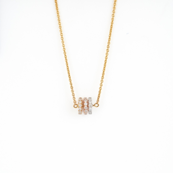 18ct Yellow Gold Diamond Set Pendant