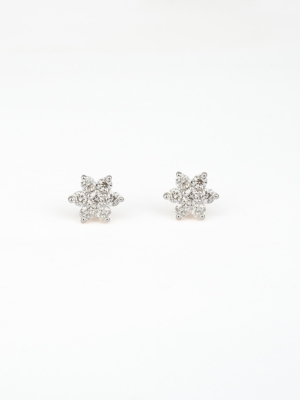 18ct Yellow Gold  Star Earrings