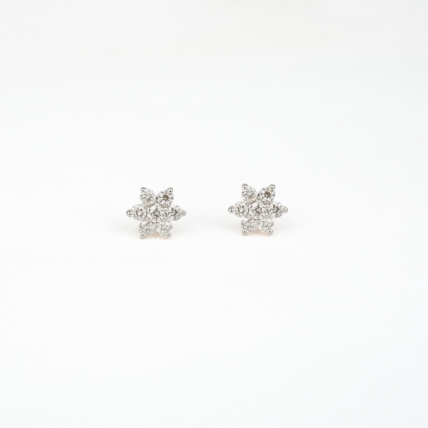 18ct Yellow Gold  Star Earrings