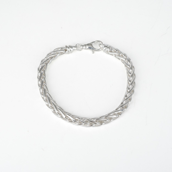 Silver Parmier Link Bracelet