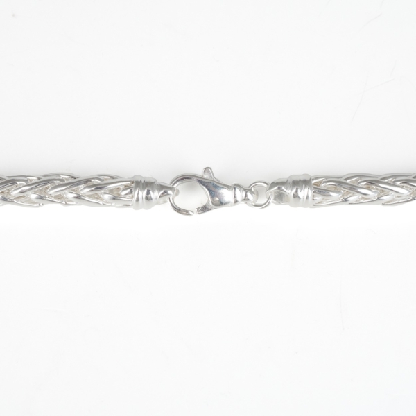 Silver Parmier Link Necklace - Image 3