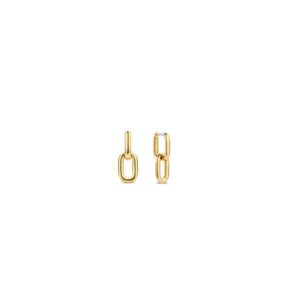 Ti Sento Vermeil Chain Link Earrings