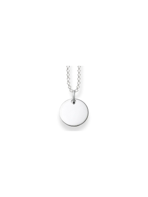 Thomas Sabo Plain Silver Disc Pendant