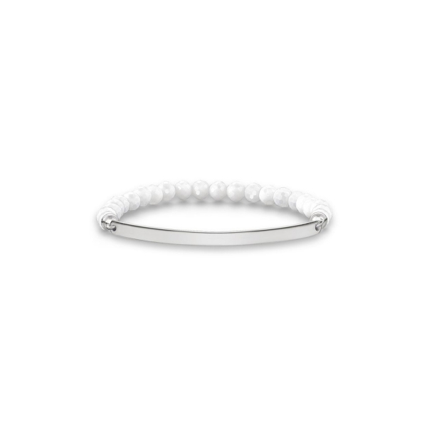 Thomas Sabo Love Bridge White Agate Bracelet