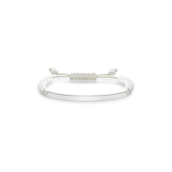 Thomas Sabo Love Bridge White Agate Bracelet