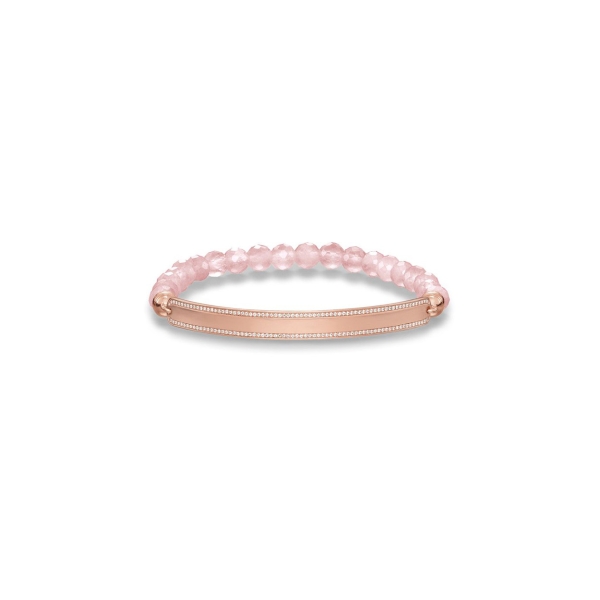 Thomas Sabo Love Bridge Rose Quartz Bracelet