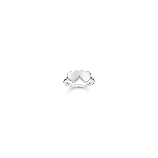 Thomas Sabo Silver Double Heart Ring