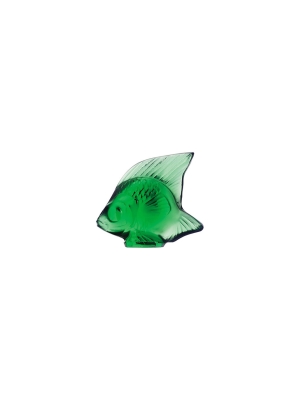 Lalique Fish Emerald Green