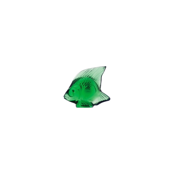 Lalique Fish Emerald Green