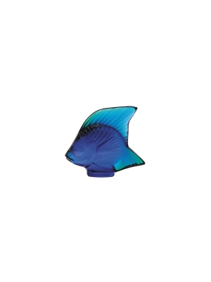 Lalique Fish blue & green