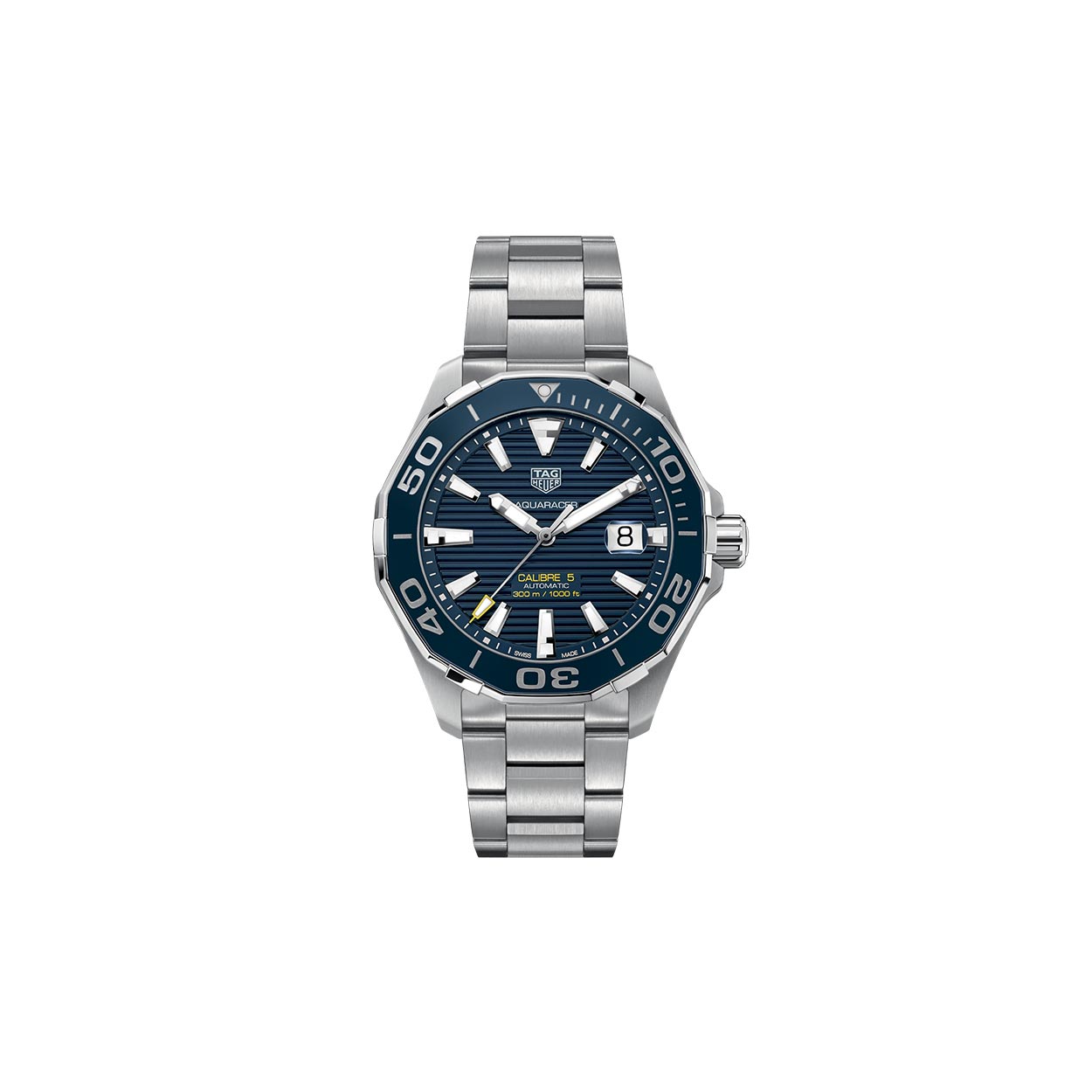 Tag heuer aquaracer calibre 5 43mm review hot sale