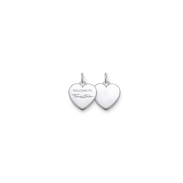 Thomas Sabo Silver "Welcome" Heart Pendant