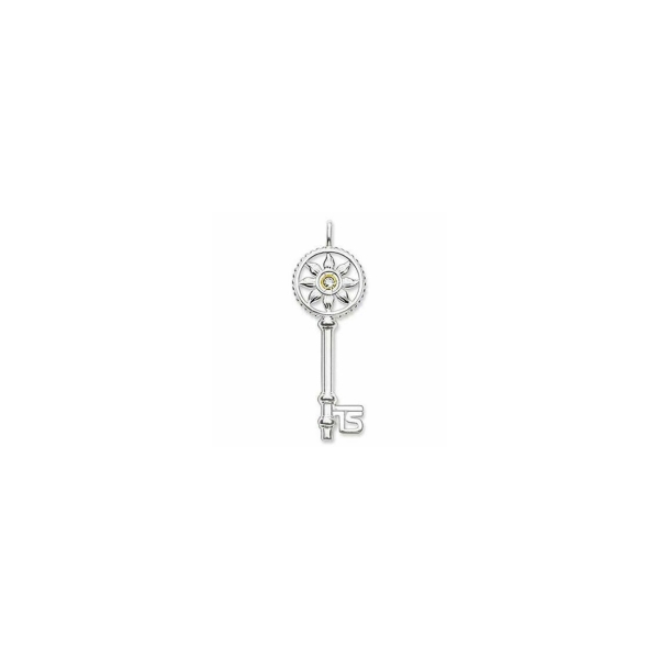 Thomas Sabo Large Diamond Set Key Pendant