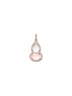 Thomas Sabo Milky/rose Quartz Pendant