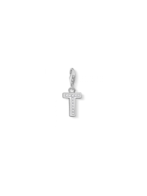 Thomas Sabo CZ set Initial T Charm