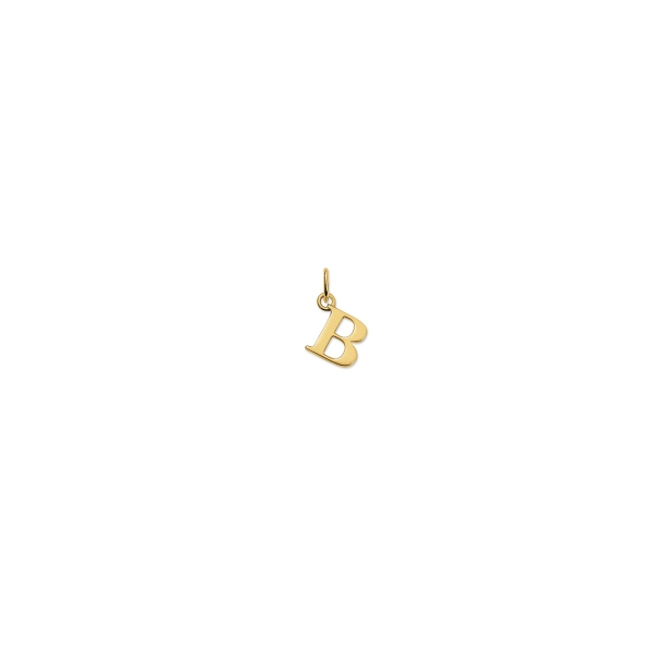 Thomas Sabo Silver Gold Plated B Charm