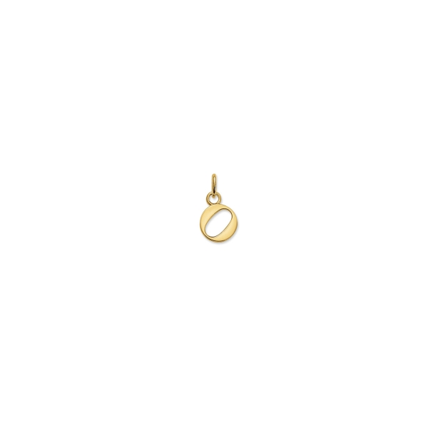 Thomas Sabo Silver Gold Plated O Charm