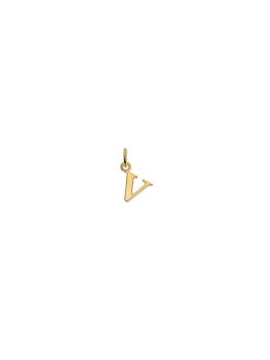 Thomas Sabo Silver Gold Plated V Charm