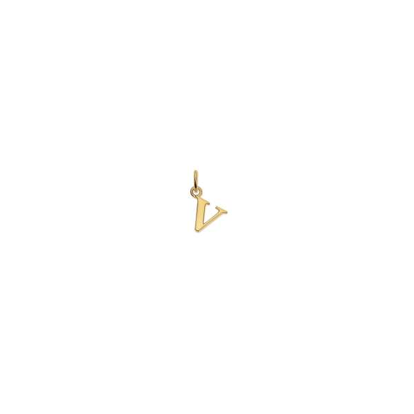 Thomas Sabo Silver Gold Plated V Charm