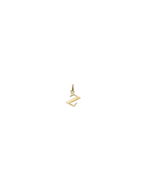 Thomas Sabo Silver Gold Plated Z Charm