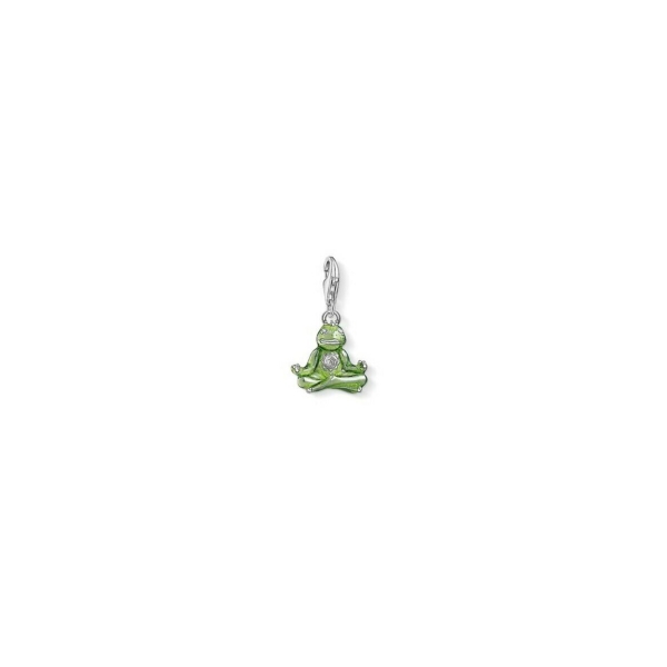 Thomas Sabo Enamel Sitting Frog Charm