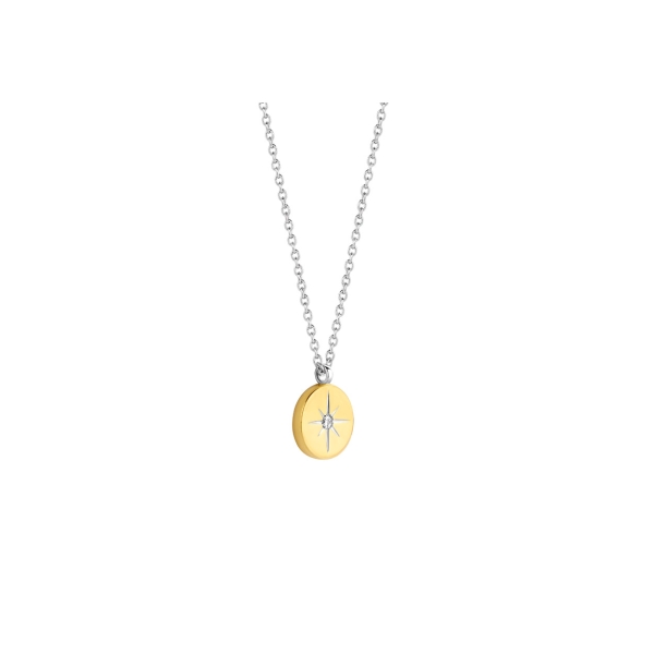 Ti Sento Cz Set Disc Pendant - Image 2