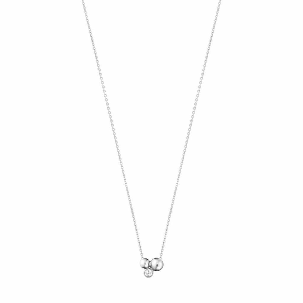 Georg Jensen Diamond Set Grape Pendant