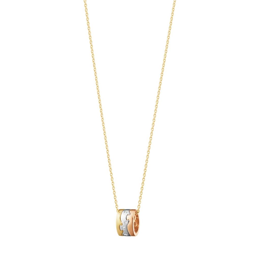 Georg Jensen Diamond Set Fusion Pendant