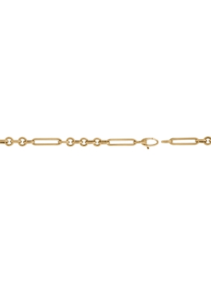 9ct Yellow Gold Fetter Link Bracelet