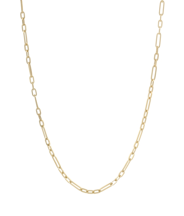 9ct Yellow Gold Paperchain Link Necklace