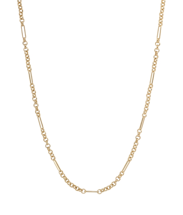 9ct Yellow Gold Handmade Fetter Link Necklace