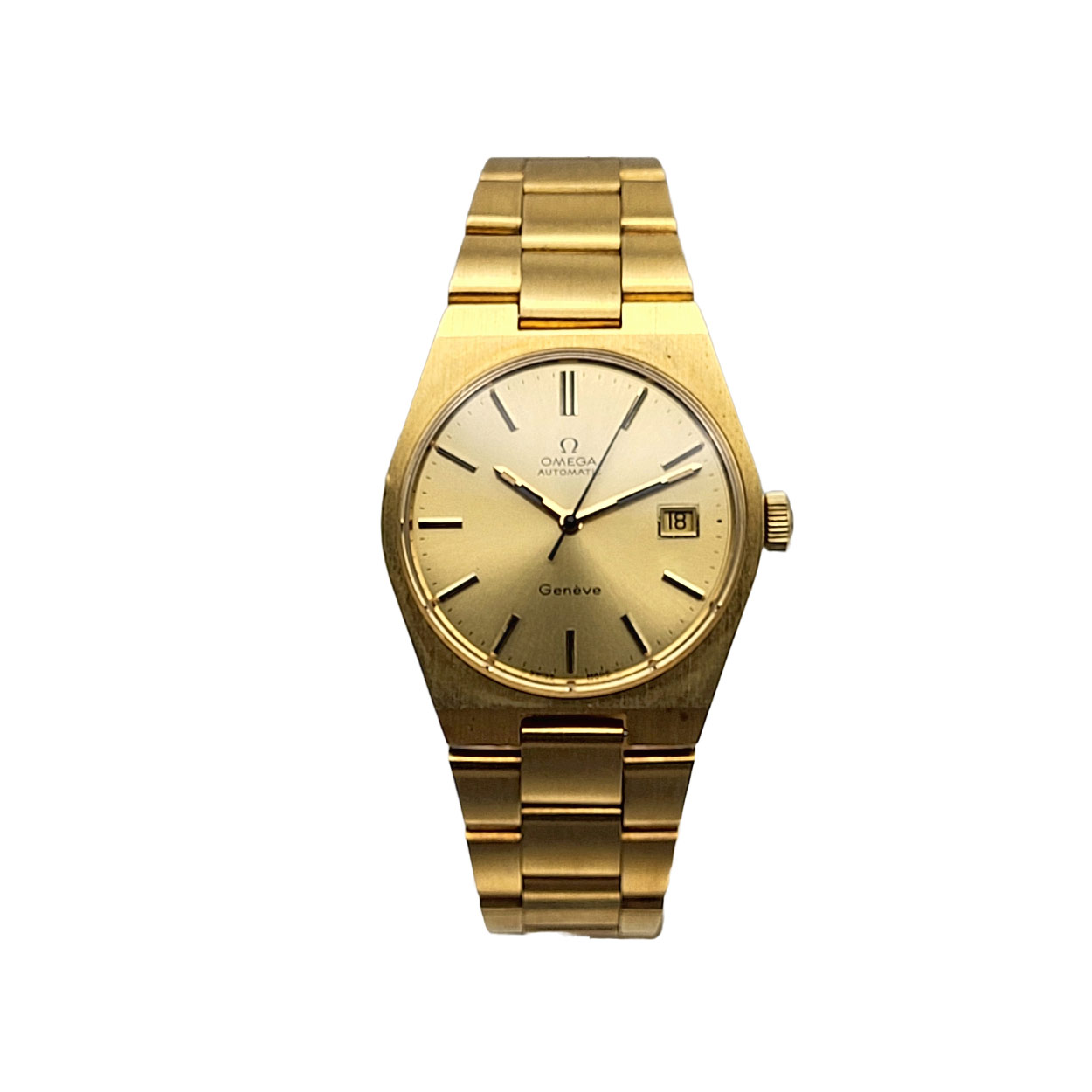 Omega geneve gold online watch 1973