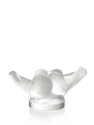Lalique Two Lovebirds Figure
