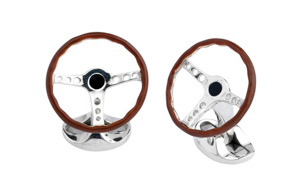 Deakin and Francis Vintage Steering Wheel Cufflinks