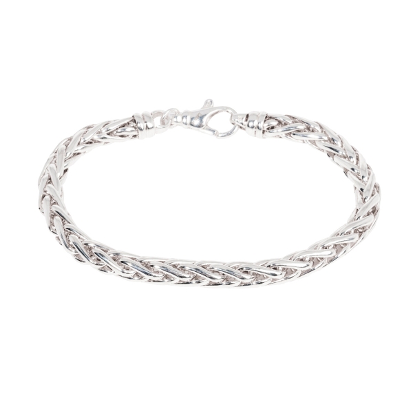 Silver Parmier Link Bracelet