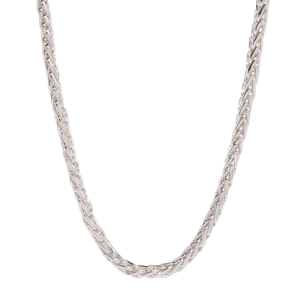 Hand Made Silver Spiga Necklace