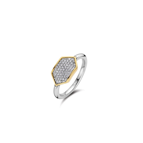 Ti Sento Pave CZ set Ring