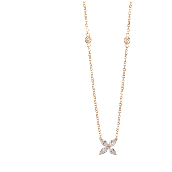 18ct Yellow Gold Diamond Star Pendant