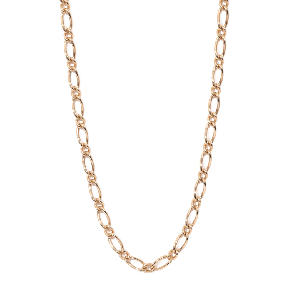 Pre Owned 9ct Gold Oval Link Necklace